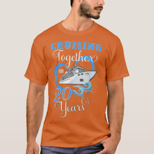 T-shirt Croisière ensemble pour 20 ans Anniversaire Mariag