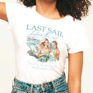 T-shirt Croisière Enterrement de Vie de Jeune Fille Derniè