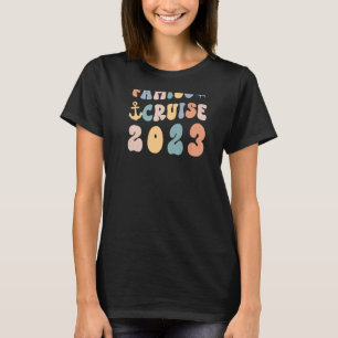 T-shirt Croisière familiale 2023 Équipe de croisière jumel