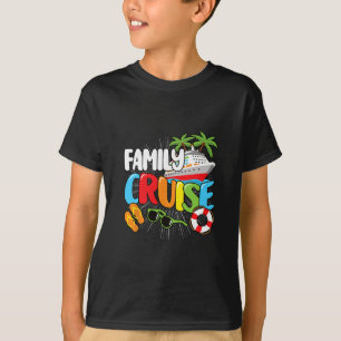 T-shirt Croisière familiale drôle de voyage en mer Hommes