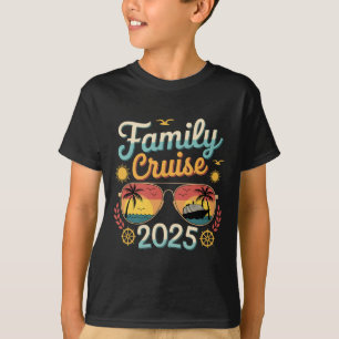 T-shirt Croisière famille 2025 Vacances jumelées 2025 Fami