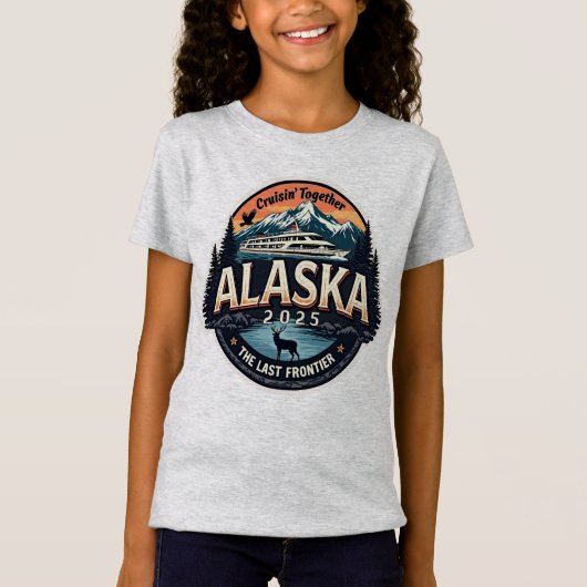 T-Shirt Croisière famille Alaska 2025 (Devant)
