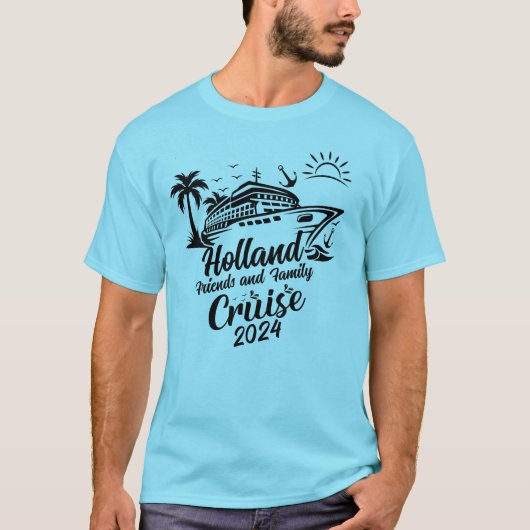 T-shirt croisière famille et amis (Devant)