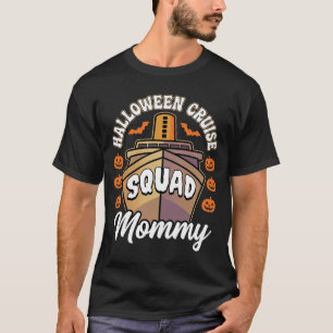 T-shirt Croisière Halloween Équipe Maman Vacances Famille
