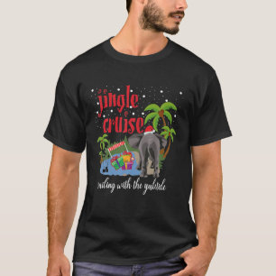 T-shirt Croisière Jingle Voile Avec Yuletide Funny Elep