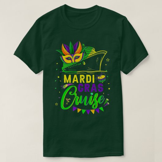 T-shirt Croisière Mardi Gras Cruise Squad 2022 Cruising Ma (Design devant)