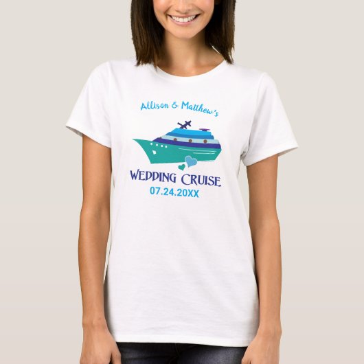T-shirt Croisière mariage (Devant)