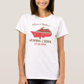 T-shirt Croisière Mariage personnalisée (Devant)