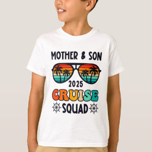 T-shirt Croisière mère-fils 2025 Vacances tenue assortie p