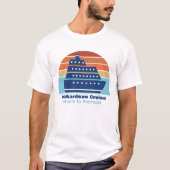 T-shirt Croisière personnalisée Cute Bateau Famille Voyage (Devant)