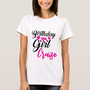 T-shirt Croisière pour fille d'anniversaire