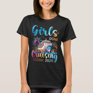 T-shirt Croisière pour filles 2025 Vacances sur un bateau