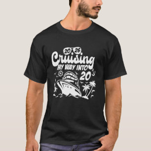 T-shirt Croisière pour mes 20 ans de vacances en croisière