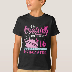 T-shirt Croisière pour mon doux 16e anniversaire de voyage