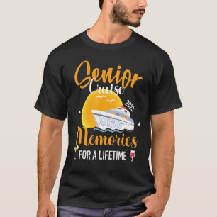 T-shirt Croisière Senior 2023 Souvenirs de Voyage de Réuni