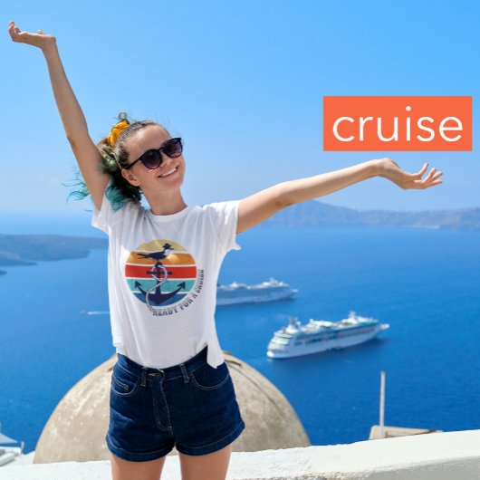 T-shirt Croisière Serene Sunset - Prêt pour l'aventure