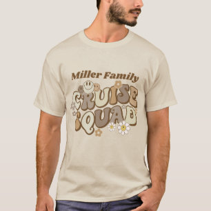 T-shirt Croisière Squad Nom de famille personnalisé Super