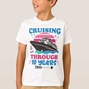 T-shirt Croisière Sur 10 Ans Mariage