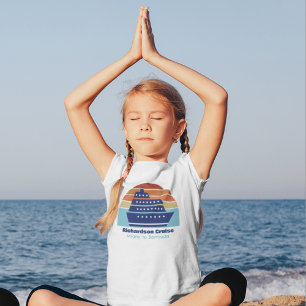 T-shirt Croisière sur mesure Cute bateau Famille Voyage Co