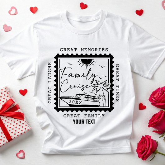 T-shirt Croisière sur mesure en famille 2025 Escadron de c