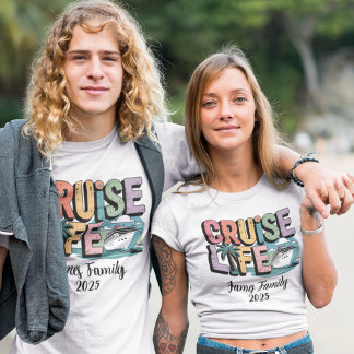 T-shirt Croisière sur mesure - Réunion d'été en famille