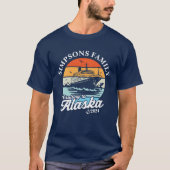 T-shirt Croisière vers Alaska Custom Family Matching Group (Devant)