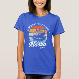 T-shirt Croisière vers Alaska Custom Family Matching Group