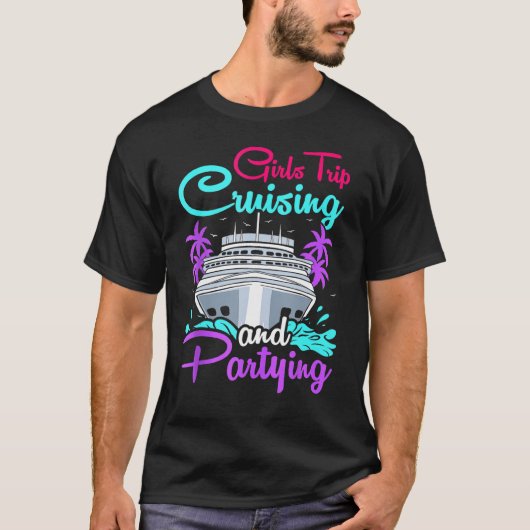 T-shirt Croisières Et Croisières De Fête (Devant)