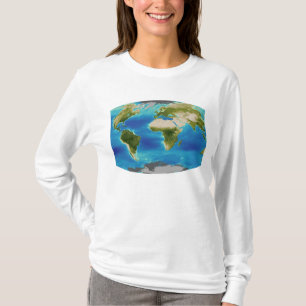 T-shirt Croissance de plantes moyenne de la terre
