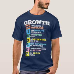 T-shirt Croissance Esprit Classe Motivation Cerveau Entrep