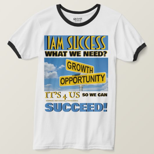 T-SHIRT CROISSANCE ET OPPORTUNITÉ (Design devant)