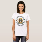 T-shirt Croissance Librement Fleurie (Devant entier)