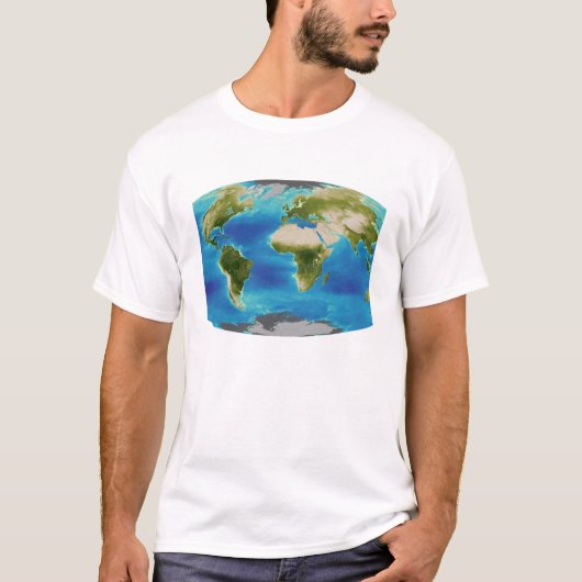 T-shirt Croissance plante moyenne de la Terre (Devant)