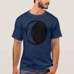 T-shirt croissant de lune de affaiblissement<br><div class="desc">conception d'asyrum</div>