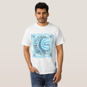 T-shirt Croissant de Lune Scrolly (Devant entier)