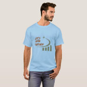 T-Shirt Croissons ensemble" Progress Star & Bar (Devant entier)