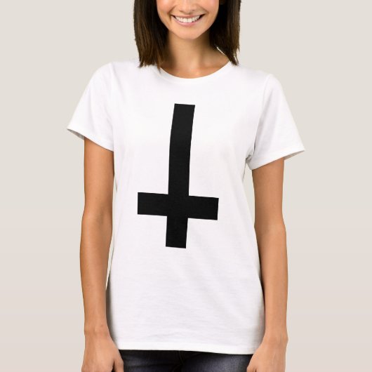 T-shirt Croix à l'envers (Devant)