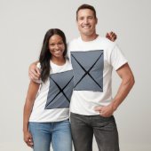 T-shirt Croix Abstraite minimaliste (Unisexe)