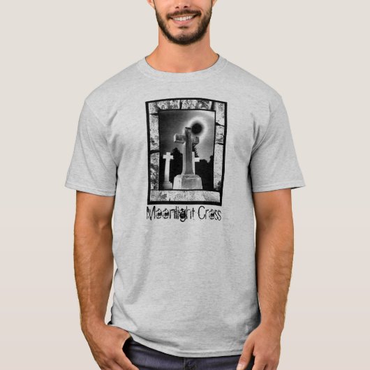 T-shirt Croix au clair de lune (Devant)