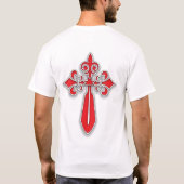 T-shirt Croix avant et arrière de Camino (Dos)