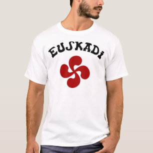 T-shirt Croix Basque Euskadi Rouge