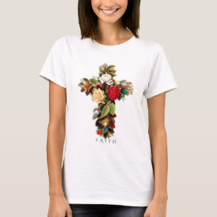 T-shirt Croix botanique de foi