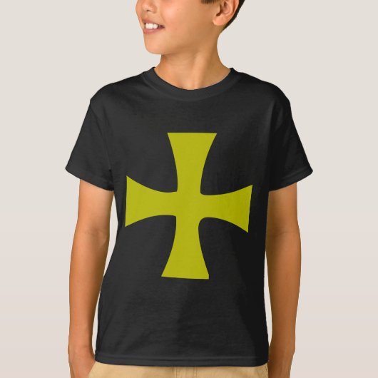 T-shirt Croix byzantine d'or (Devant)