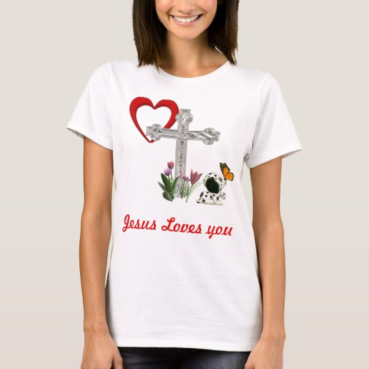 T-shirt Croix chrétienne (Devant)