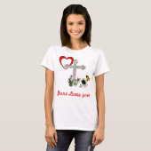 T-shirt Croix chrétienne (Devant entier)