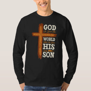 T-shirt Croix chrétienne Bible Verse Écriture Foi