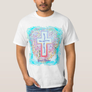 T-Shirt Croix Chrétienne Nouvelle Création