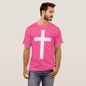 T-shirt Croix Chrétienne Pour Croire Simple Fait Chrétien (Devant entier)