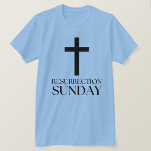 T-shirt Croix de dimanche de Résurrection Pâques chrétienn