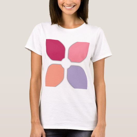 T-shirt Croix de fleurs (Devant)